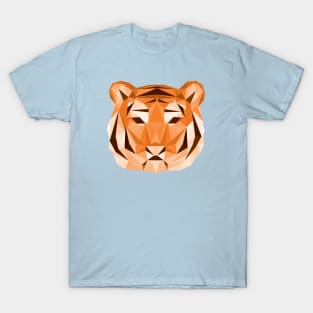 Geometric Low Poly Tiger Face T-Shirt